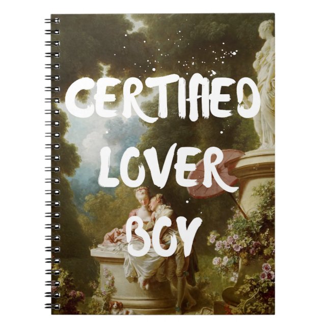 Certified Lover Boy Notebook (Front)
