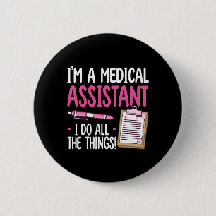 Certified Medical Istant Design Women Cma Nurse 6 Cm Round Badge