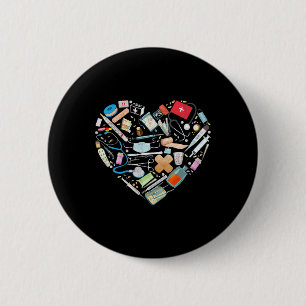 Certified Medical Istant Heart Nurse Doctor Cma  6 Cm Round Badge
