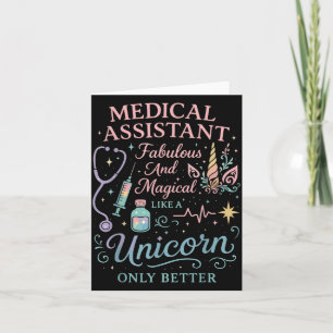Certified Medical Istant Unicorn Cma Medical Istan Card