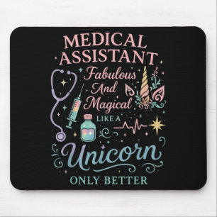 Certified Medical Istant Unicorn Cma Medical Istan Mouse Pad