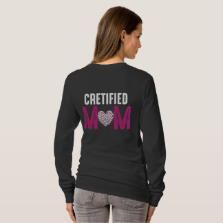 Certified Mom Heart Graphic Mother's Day Gift Desi T-Shirt