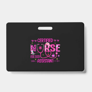 Certified Nurse Assistant ID Badge