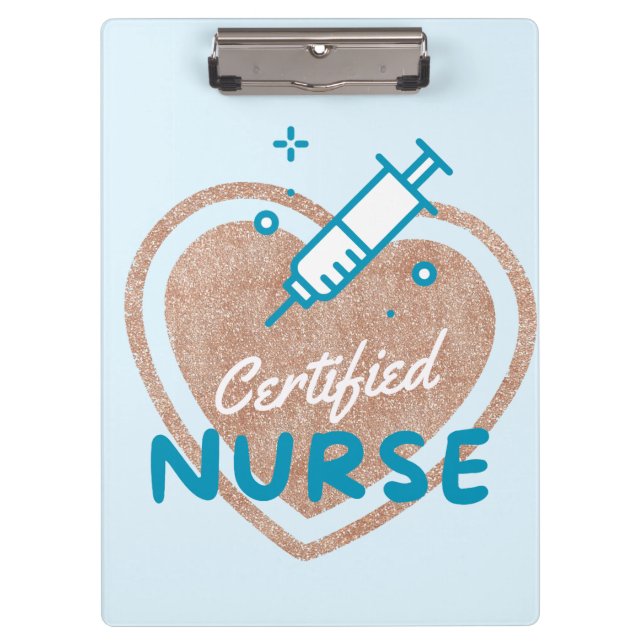 Certified Nurse Clipboard (Front)