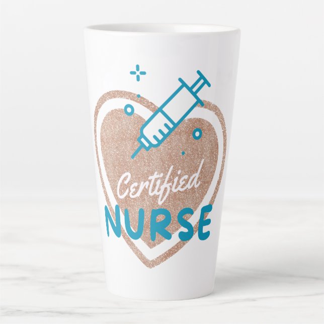 Certified Nurse Latte Mug (Front)