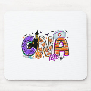 Certified Nursing Istant Cna Nurse Life Halloween Mouse Pad
