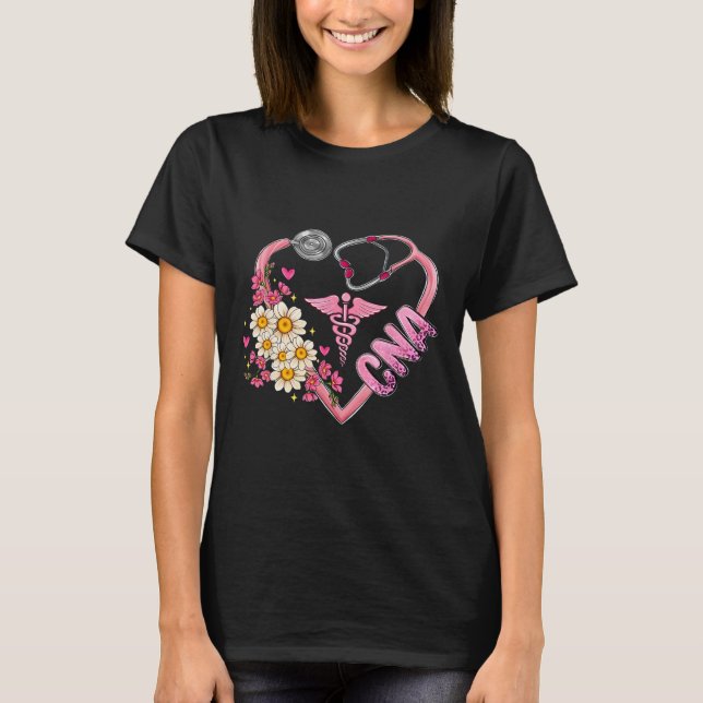 Certified Nursing Istant Cna Work Certified Nurses T-Shirt (Front)