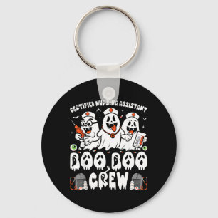 Certified Nursing istant Halloween Ghost CNA Key Ring