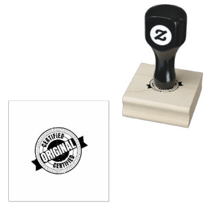 CERTIFIED ORIGINAL Impressions Document Jet Black  Rubber Stamp