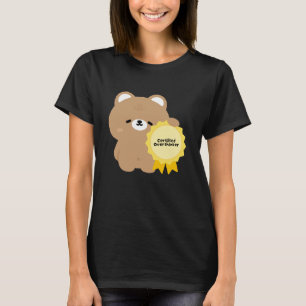 Certified Overthinker Brown Bear T-Shirt
