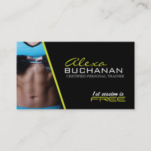 Certified Personal Trainer Business Card
