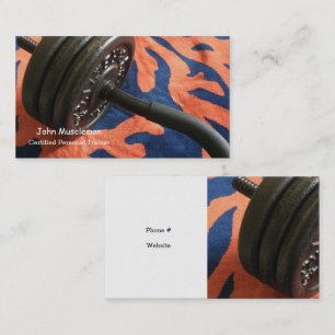 Certified Personal Trainer Business Card