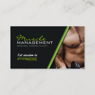 Certified Personal Trainer Business Card