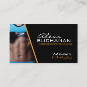 Certified Personal Trainer Business Card