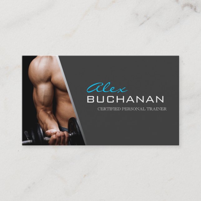 Certified Personal Trainer Business Card (Front)
