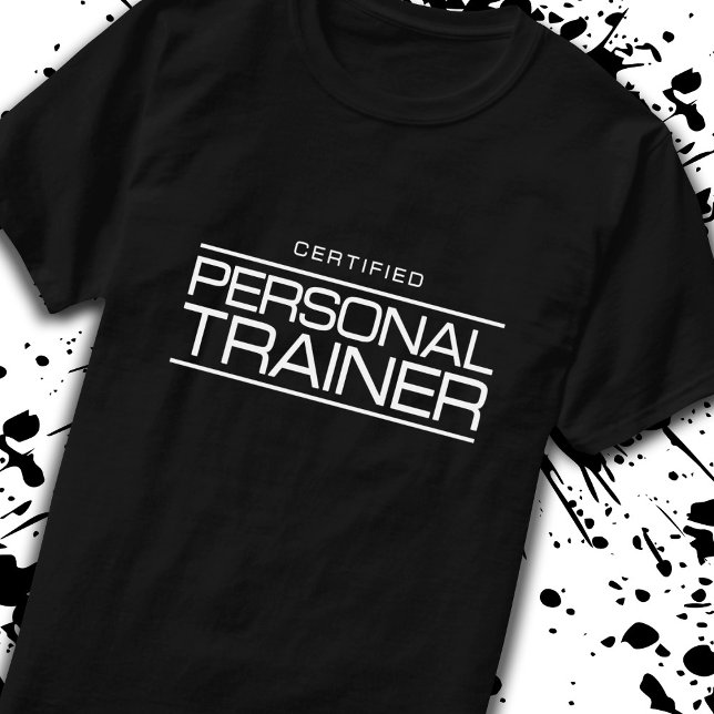 Certified Personal Trainer Health Fitness Coach T-Shirt (Creator Uploaded)