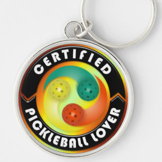 Certified Pickleball Lover 1 Keychain Options