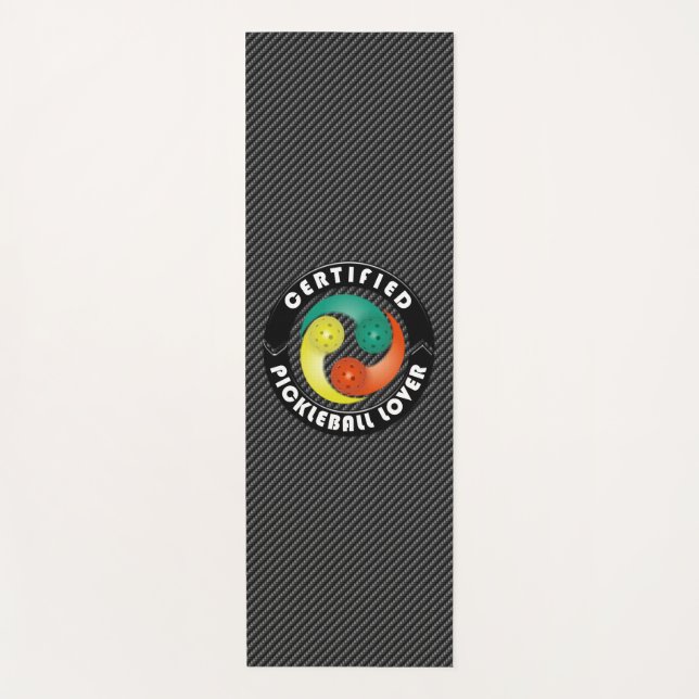 Certified Pickleball Lover 1 Yoga Mat (Front)
