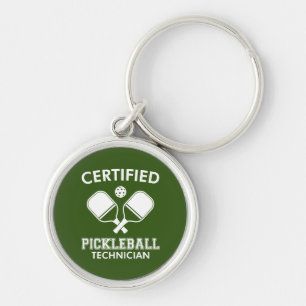 Certified Pickleball Technician Key Ring