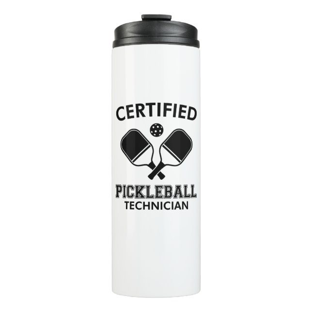 Certified Pickleball Technician Thermal Tumbler (Front)