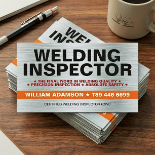 Certified Professional Welding Inspector Business Card