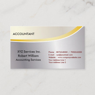 Certified Public Accountant Business card Modern