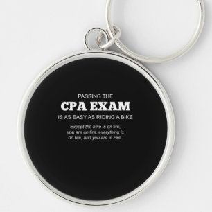 Certified Public Accountant CPA Exam Gift Key Ring