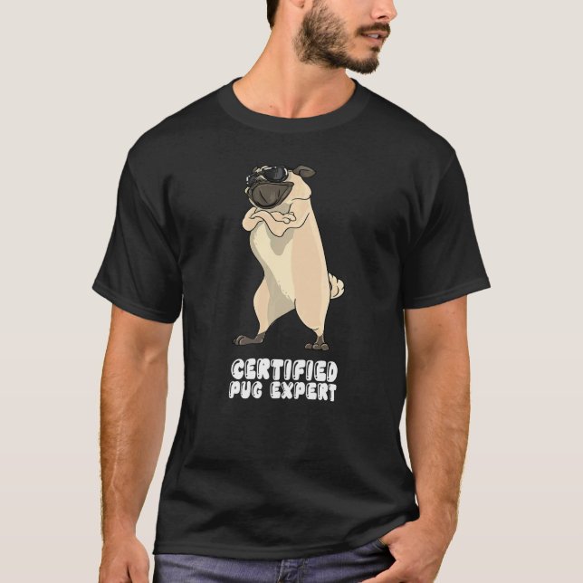 Certified Pug Expert Premium T-Shirt (Front)