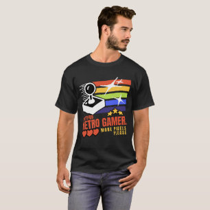 Certified Retro Gamer – More Pixels Please Vintage T-Shirt