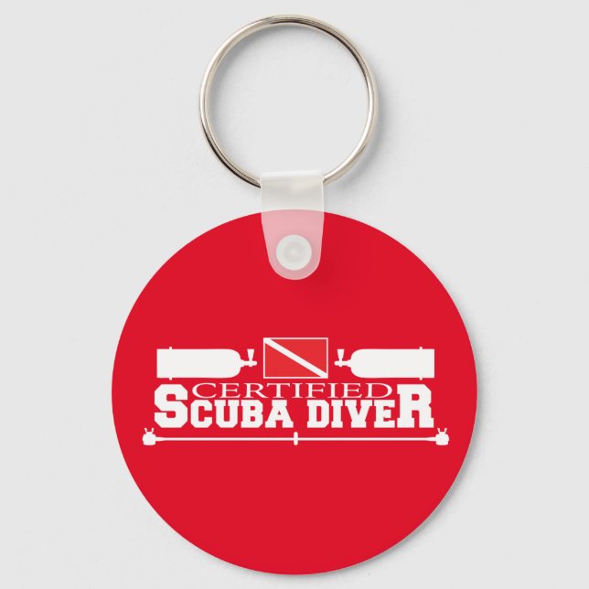 Certified Scuba Diver Keychain (Front)