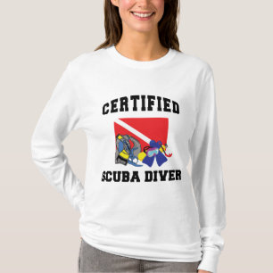 Certified SCUBA Diver Woman's Long Sleeve T-Shirt