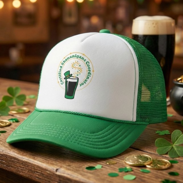 Certified Shenanigans Coordinator Matching Group Trucker Hat (Creator Uploaded)