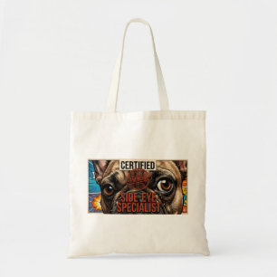 Certified Side Eye Specialist Funny French Bulldog Tote Bag