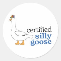 Certified Silly Goose With Adorable Propeller Hat