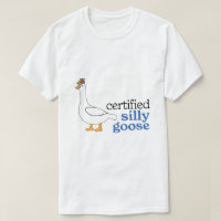 Certified Silly Goose With Adorable Propeller Hat