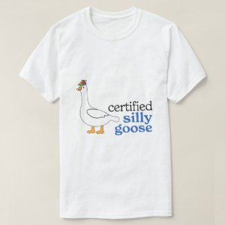 Certified Silly Goose With Adorable Propeller Hat T-Shirt