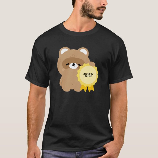 Certified Softie Beaver  T-Shirt (Front)
