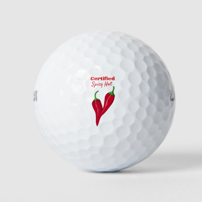 Certified Spicy Hot Thunder_Cove Golf Balls (Front)