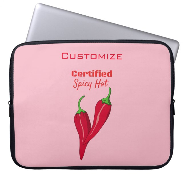 Certified Spicy Hot Thunder_Cove Laptop Sleeve (Front)