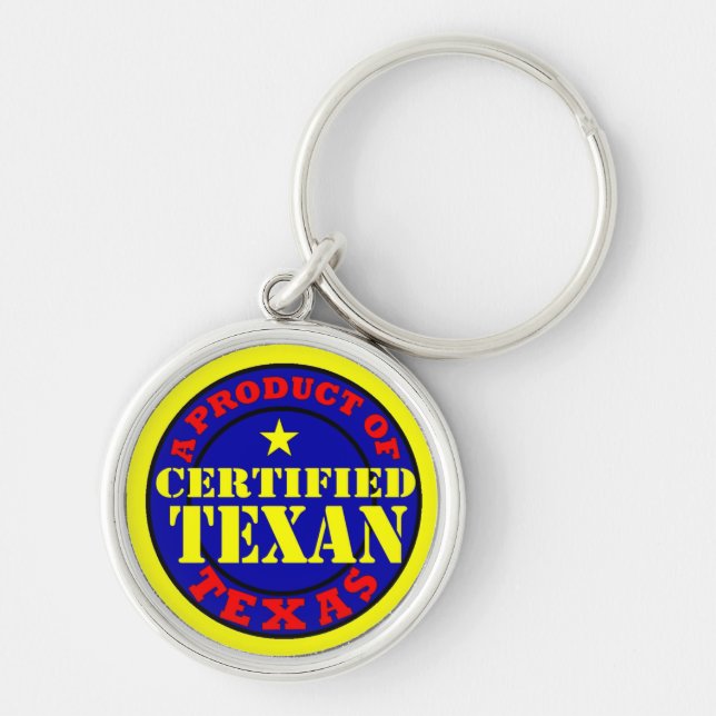 CERTIFIED TEXAN KEY RING (Front)