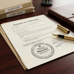 Certified true copy notary public law round black self-inking stamp