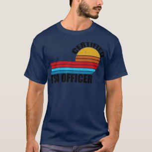 certified tsa officer vintage retro job T-Shirt