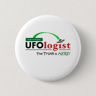 Certified UFOLogist Button