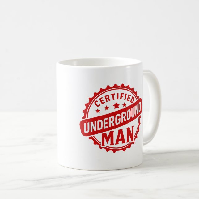 Certified Underground Man Fyodor Dostoevsky Mug (Front Right)