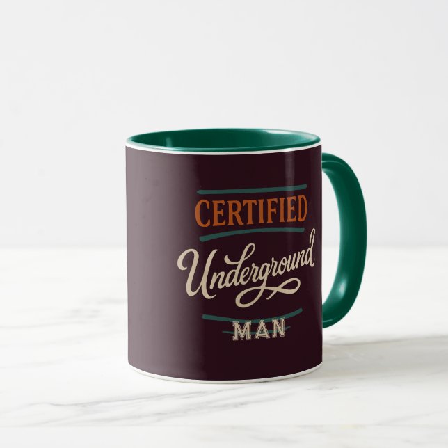 Certified Underground Man Fyodor Dostoevsky Mug (Front Right)