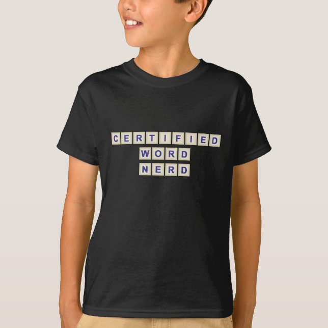 Certified Word Nerd T-Shirt (Front)