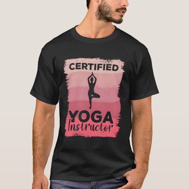 Certified Yoga Instructor Meditation T-Shirt (Front)