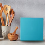Cerulean Blue Solid Color Tile<br><div class="desc">This simple, minimalist and modern is a plain and solid color tile design that will go with any scheme. You could use it as a wall tile as a highlight or entire wall for a backsplash in your kitchen or bathroom or mud room or to replace vintage fireplace tiles. Available...</div>