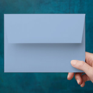 Cerulean blue Solid Colour Envelope