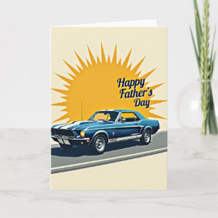 Cerulean Coupe Fathers Day Card